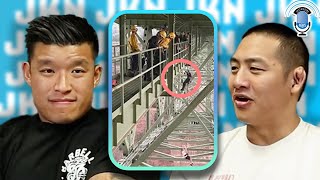 Guy Stuck Dangling from CA's Highest Bridge While Filming Stunt