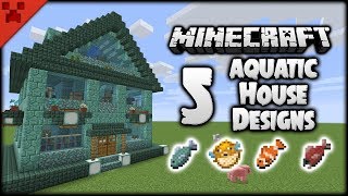 I Came Up With 5 Aquatic House Designs in Minecraft!
