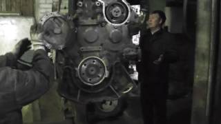 #34. caterpillar c15. Снятие двигателя. Часть 3