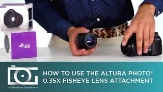 Super Fisheye Wide Angle Lens w/ Macro Close Up 0.35x Converter | By Altura Photo®