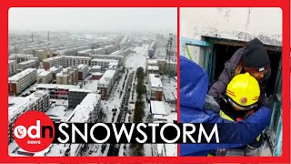 DRAMATIC Rescues in China's Record Snowfall
