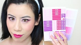 Pink n Purple Makeup Tutorial ~ Fables in Fashion