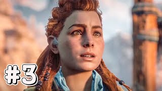 호라이즌 제로 던 #3 기계 짐승 | 워크스루 게임 플레이 (PS4 Pro)