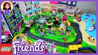 Lego Heartlake City Walkthrough Tour - Homemade Custom for Minidolls & Friends DIY Tabletop