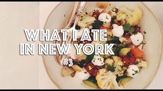 WHAT I ATE IN NEW YORK (VEGAN) #3 // LAIKA MAGAZINE SHOOT | Lauren In Real Life
