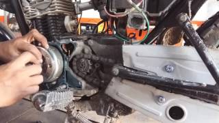 como cambiar la bobina de ensendido de moto BOXER CT.