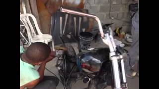 Custom bobber yamaha virago 1100 domimican republic