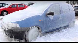 Girl cranking cold Fiat Punto 16th file (Audio only!)