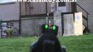 Pistola CO2 / Crosman C31 / Prueba de tiro