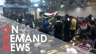 Protesters in Iraq STORM Parliament