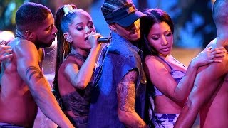 Ariana Grande & Nicki Minaj Give SEXIEST "Side To Side" Performance At 2016 AMAs