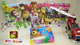 Masha and the Bear. Puzzle. Пазл Маша и Медведь.