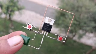 DIY PUSH ON/OFF SWITCH CIRCUIT