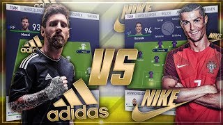 DIE BESTEN ADIDAS vs. BESTEN NIKE SPIELER!! ⚔️? - FIFA 18 Experiment #6