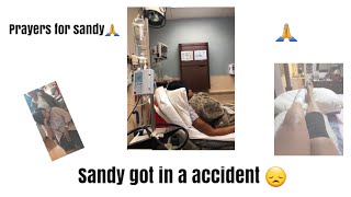 SHE GOT IN A ACCIDENT + FELL DOWN THE STAIRS ?