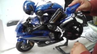 UNBOXING MY MOTORCYCLE FALCHION 1/5  R/C BLUE COLOR