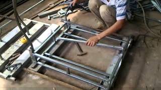 Sản xuất khung ghế đôn mây nhựa cho công trình tại Hội An -Ghế Giả Mây Minh Thy