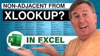 Excel XLOOKUP Return Non Adjacent Columns - 2488