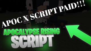 [NEW]✅ ROBLOX HACK/SCRIPT!✅ | APOCALYPSE RISING| ? GOD, AND ALOT MORE! ? (APOC X)
