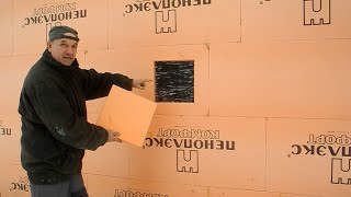 Смотрите,что стало со стенами,после утепления пеноплексом!