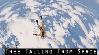 GTA V PC - Trevor Free Falling From Space
