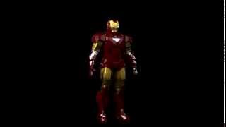 Iron man 3D Model Blender