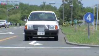 左折の方法　普通自動車　L-size