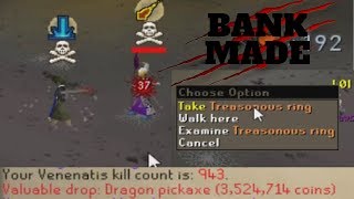 BANK MADE Anti-Pkin at Venenatis!! RARE DROPS