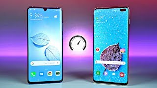 Huawei P30 Pro vs Samsung Galaxy S10 Plus - Speed Test!