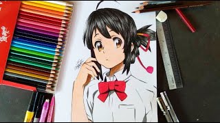 SPEED DRAWING: Miyamizu Mitsuha - Kimi no Nawa