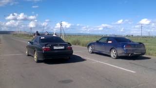 Toyota Chaser 2500 turbo AT Vs Nisan 2500 gt Mt
