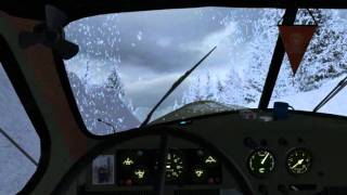 Russia Truck Simulator - M56 Winter road by goba6372 test snow