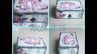 MIXED MEDIA CAJA VINTAGE TÉCNICA SIMPLIFICADA