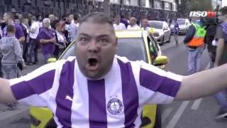 FTC–Újpest: petárda, füst, buszon ugrálás – így utaztak a lilák a derbire