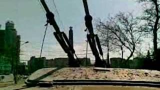 Съемка с крыши троллейбуса