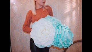 роза для фото зоны из зефирного фоамирана