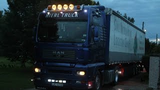 Дальнобойщик уезжает в рейс / Trucker goes away