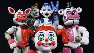 Funko FNAF Wave 3 Sister Location Set Review - Baby, Ballora, Funtime Foxy & Freddy, Ennard