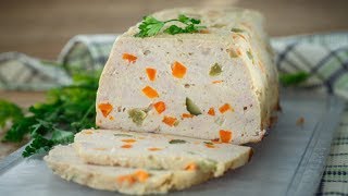 Куриный рулет с овощами