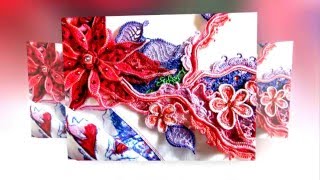 Irish Crochet Asia Verten . Ирландское кружево комбинированное с тканью.
