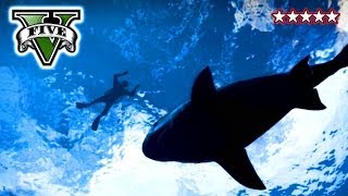 GTA 5 SHARK ATTACK - Hunting Sharks on GTA V - Funny Crew Moments Grand Theft Auto 5