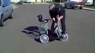 Stand-n-ride SNR-1000 Scooter Take Apart Action Video