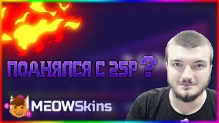 САЙТ ШКИПЕРА | MEOWSKINS | ЛУЧШЕ CSGO RUN | ПОДНЯЛ С 25Р?