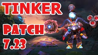 Tinker #НовыйПатч 7.23 Dota2 имба