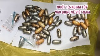 Hy hữu: Nuốt 1,6 kg ma túy vào bụng di chuyển từ Châu Phi về Tân Sơn Nhất