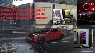 GTA V Online GTX 1050TI EXOC + AMD Ryzen 7 1700