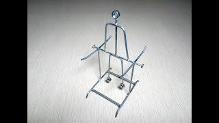 Игрушка-маятник "Гимнаст на брусьях". Сделай сам