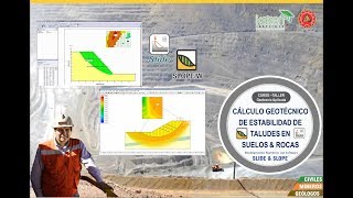 CURSO: GEOTECNIA APLICADA al CÁLCULO GEOTÉCNICO DE ESTABILIDAD DE TALUDES EN SUELOS & ROCAS-ON LINE