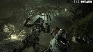 Aliens V.S. Predator Walkthrough Part Four: Ruins! (Predator Boss Fight)