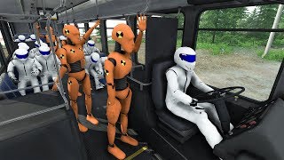 No Seatbelt Car Crashes #2 - BeamNG DRIVE | SmashChan